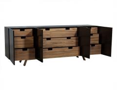 Carrocel Custom Made Walnut Sideboard Buffet - 1998209