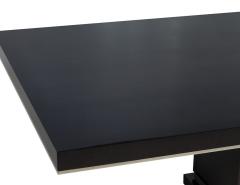 Carrocel Custom Modern Polished Walnut Dining Table - 1997721