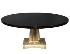 Carrocel Custom Sunburst Round Walnut Dining Table - 1997598