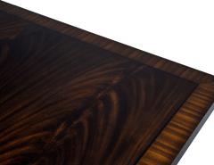 Carrocel Interiors Custom Art Deco Style Mahogany Dining Table with Rosewood Banding by Carrocel - 1527407