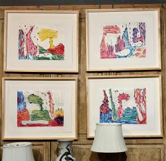 Carroll Dunham Carroll Dunham Colored Etching III Signed and Numbered - 3972719