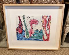 Carroll Dunham Carroll Dunham Colored Etching III Signed and Numbered - 3972721