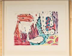 Carroll Dunham Carroll Dunham Colored Etching IV Signed Numbered - 3972727