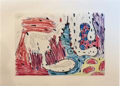 Carroll Dunham Carroll Dunham Colored Etching IV Signed Numbered - 3973218