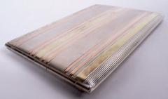 Cartier American Art Deco Sterling Silver 14k Gold Cigarette Case - 4371672