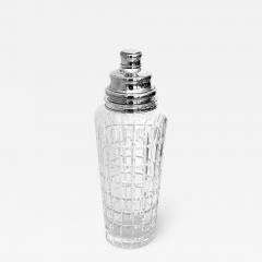 Cartier Crystal and Sterling Cocktail Shaker 1940s - 3091015