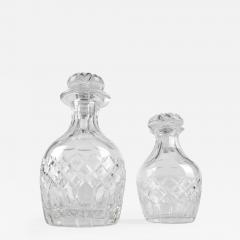 Cartier Cut Crystal Barware Pair of Decanter - 598814