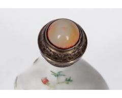 Cartier Silver Mounted Chinese Porcelain Snuff Bottles in Original Box - 4092650