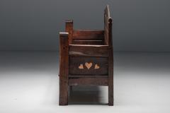 Carved Bench With Storing Space 19th Century - 2664681