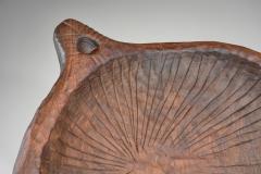 Carved Brutalist Fruit Bowl Europe ca 1960s - 4556280