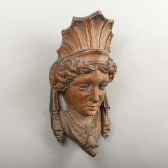 Carved Bust of Lady Columbia - 4212751