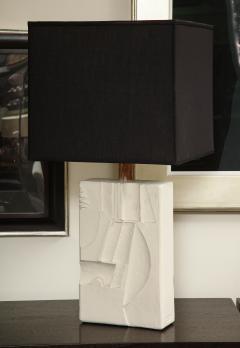 Carved Ceramic Table Lamp - 1914669