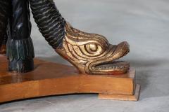 Carved Dolphin Burr Walnut Centre Table - 2758557