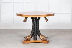 Carved Dolphin Burr Walnut Centre Table - 2758560