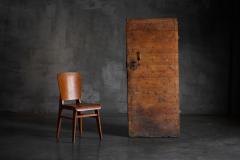 Carved Geometric Vernacular Pine Door Hautes Alpes France 19th Century - 4758671
