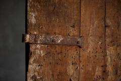Carved Geometric Vernacular Pine Door Hautes Alpes France 19th Century - 4758713