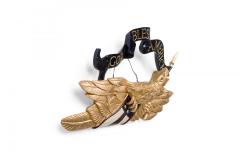 Carved Gilt Wooden Eagle Wall Hanging - 4666992