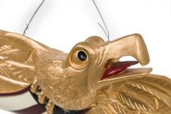 Carved Gilt Wooden Eagle Wall Hanging - 4666996