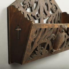Carved Hanging Wall Pocket - 4212613