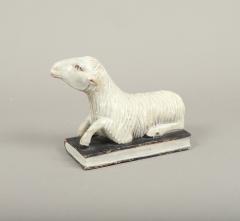 Carved Lamb Ceremonial Odd Fellows Piece - 4348431