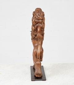 Carved Limewood Lion Rampant - 4331809