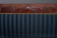 Carved Mahogany Grecian Sofa in the manner of Duncan Phyfe - 37589