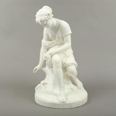 Carved Marble Figure of Classical Young Lady - 4406587