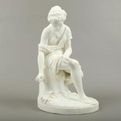 Carved Marble Figure of Classical Young Lady - 4406590