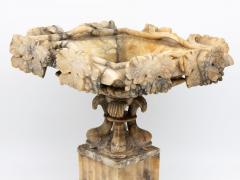 Carved Marble Shaped Neoclassical Urn Italy 19th Century - 3970968