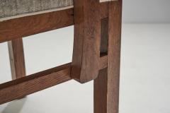 Carved Oak Accent Chair Europe 1930s - 2891373
