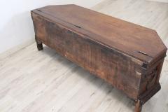 Carved Oak Wood Blanket Chest - 3838666