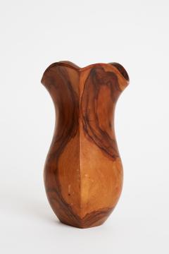 Carved Olive Wood Jug - 2020347