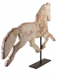 Carved Wood Horse Weathervane - 3439142