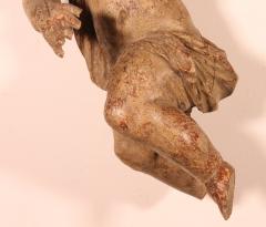 Carved Wooden Cherub 18th Century - 4156813
