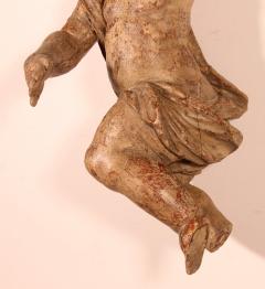 Carved Wooden Cherub 18th Century - 4156814