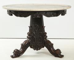 Carved and Ebonized Anglo Indian Center Table - 1268446