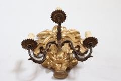 Carved and Gilded Wood Pair of Sconces - 3578155