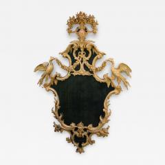 Carved and gilded rococo looking glass circa 1755 - 1174872