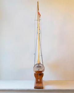 Carved wood racing Yawl - 4134821