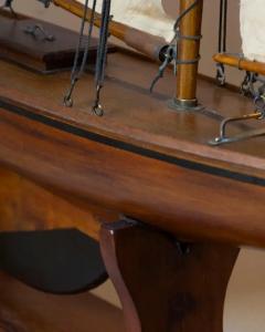 Carved wood racing Yawl - 4134846