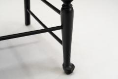 Carver Ladderback Chairs with Leather Seats Europe early 20th century - 3075468