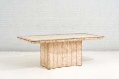 Casa Bique Dining Table Tesselated Stone Brass by Robert Marcius 1970 - 2359820