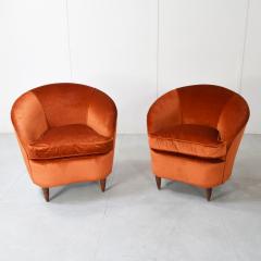Casa E Giardino Casa Giardino pair of armchairs 1950s  - 4339317