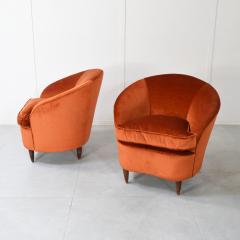 Casa E Giardino Casa Giardino pair of armchairs 1950s  - 4339318