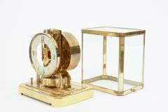 Case Glass Brass Jaeger Le Coultre Desk Clock - 944897