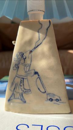 Cassie Nozil Fish Dad Ceramic Lamp by Cassie Nozil 2026 - 4585594