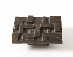 Cast Bronze Modernist Door Handle England c 1950 - 4048014