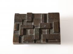 Cast Bronze Modernist Door Handle England c 1950 - 4048015