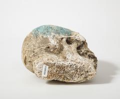 Cast Concrete Sculpture of a Skull - 3228617