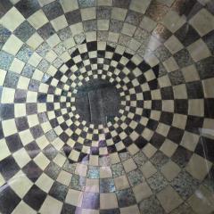 Cast Glass Bronze Op Art 54 Dining Table CA Studio 1980s - 4370316